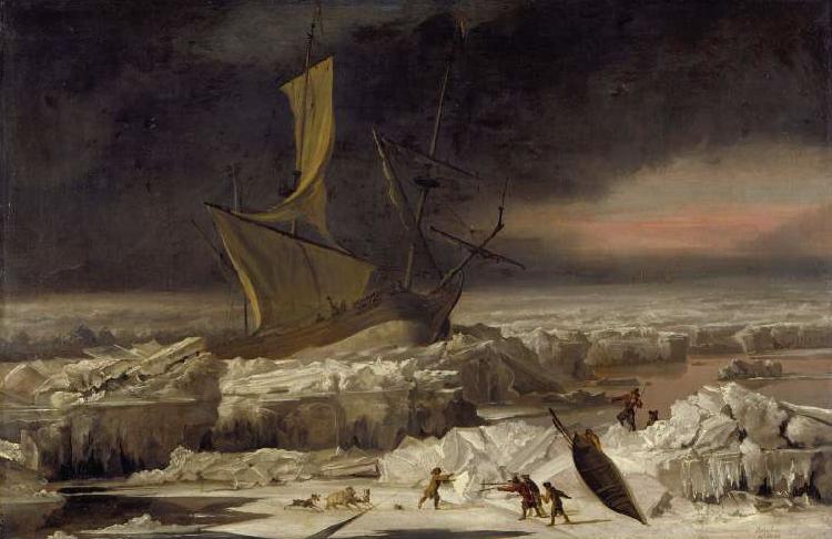 Abraham Hondius Arctic Adventure oil painting image